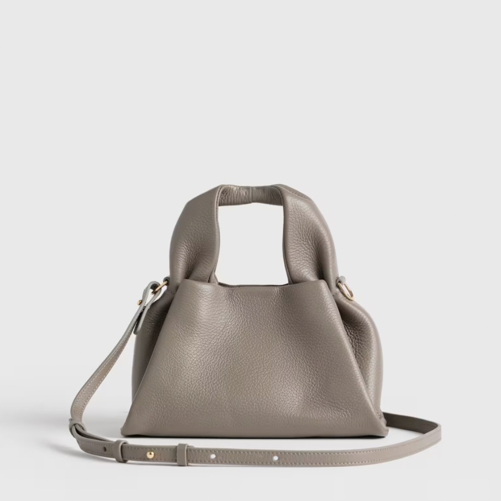 Quince Italian Leather Trapeze Crossbody